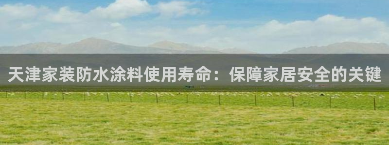 和记最新官方网址：天津家装防水涂料使用寿命：保障家居安全的关键