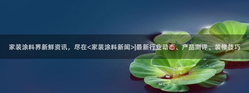 和记国际开户网站：家装涂料界新鲜资讯，尽在<家装涂料新闻>|最新行业动态、产品测评、装修技巧