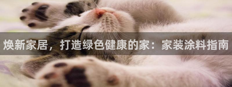 和记登陆：焕新家居，打造绿色健康的家：家装涂料指南