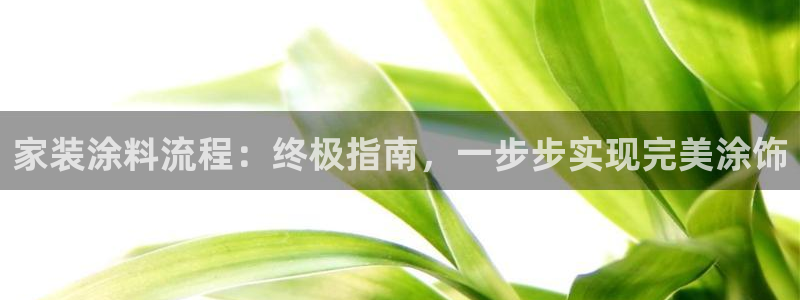 上海和记餐饮：家装涂料流程：终极指南，一步步实现完美涂饰