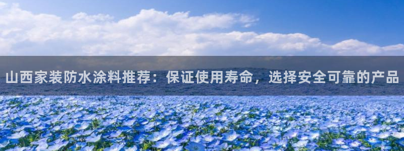 和记平台登陆：山西家装防水涂料推荐：保证使用寿命，选择安全可靠的产品