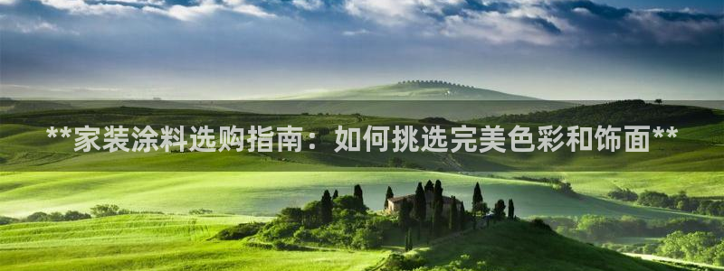 上海和记餐饮：**家装涂料选购指南：如何挑选完美色彩和饰面**